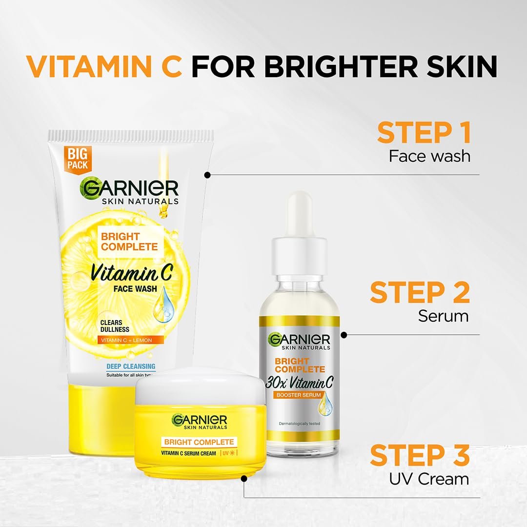 Garnier Light Complete Fairness Serum Cream – 45g Brightening Moisturizer - görsel 10