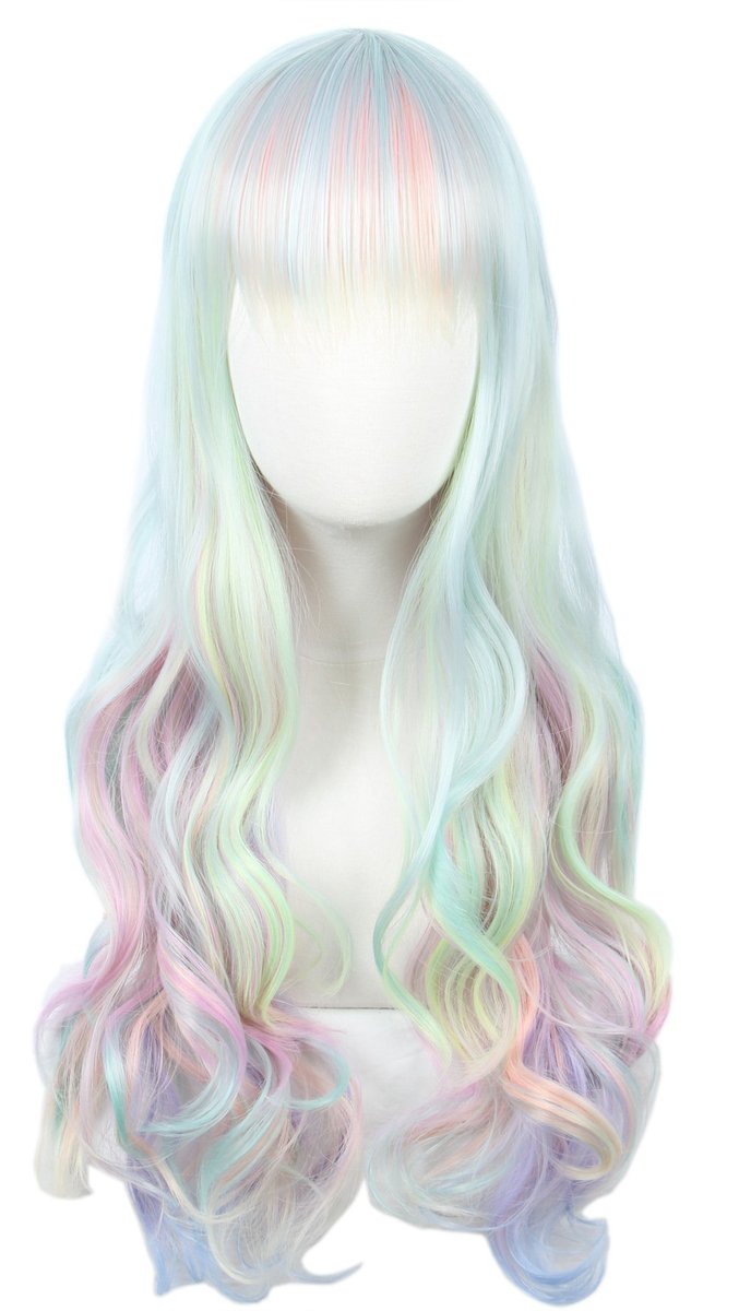 Linfairy Long Wave Ombre Cosplay Wig – Diamond Wig for Women - görsel 15