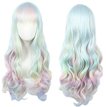 Linfairy Long Wave Ombre Cosplay Wig – Diamond Wig for Women