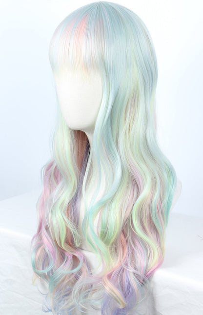 Linfairy Long Wave Ombre Cosplay Wig – Diamond Wig for Women