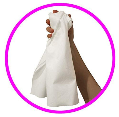 FRAMAR Biodegradable Salon Towels – Super Absorbent Disposable Hair Towels for Stylists, Spa, Barber, Gym – Extra Soft, 50 Count Avelisse