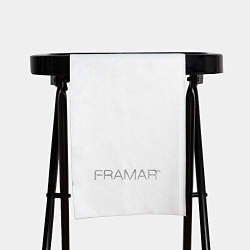 FRAMAR Biodegradable Salon Towels – Super Absorbent Disposable Hair Towels for Stylists, Spa, Barber, Gym – Extra Soft, 50 Count Avelisse