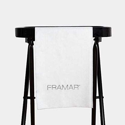 FRAMAR Biodegradable Salon Towels – Super Absorbent Disposable Hair Towels for Stylists, Spa, Barber, Gym – Extra Soft, 50 Count Avelisse