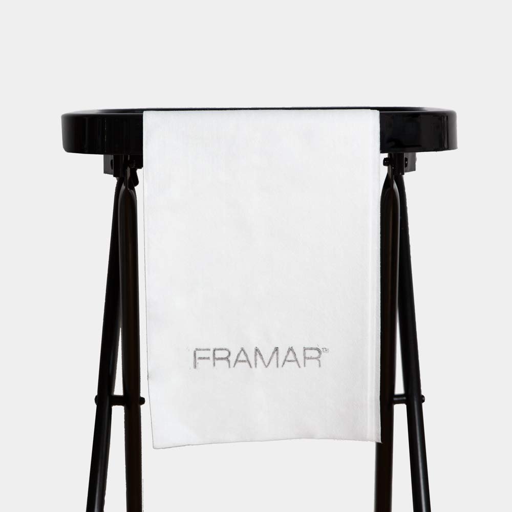 FRAMAR Biodegradable Salon Towels – Super Absorbent Disposable Hair Towels for Stylists, Spa, Barber, Gym – Extra Soft, 50 Count Avelisse