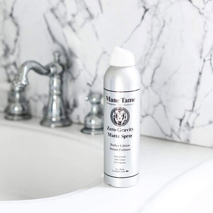 MANE TAME Zero-Gravity 7oz Matte Finish Spray - Instant Fullness, Volume, Texture & UV Protection for Thicker, Styled Hair Avelisse