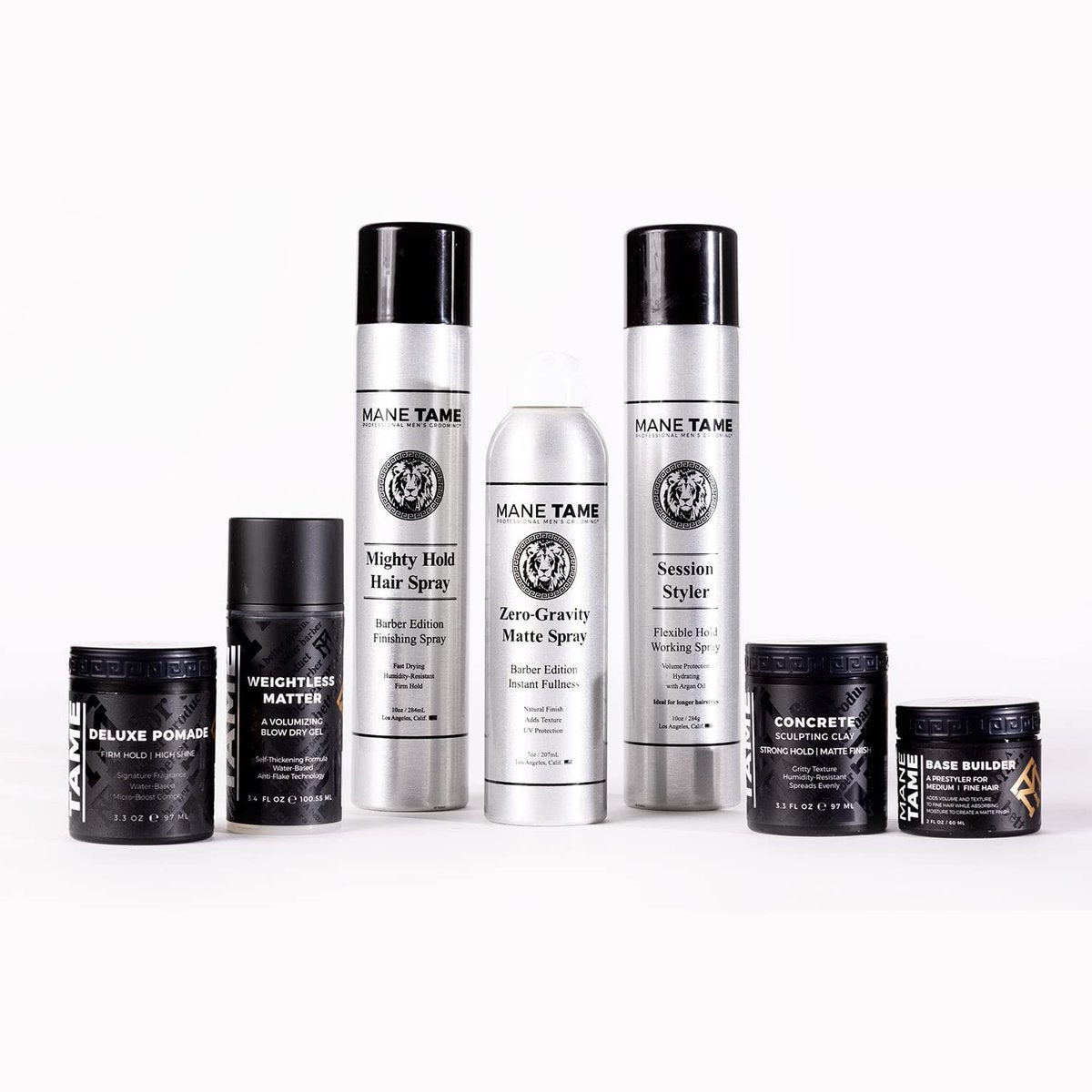 MANE TAME Zero-Gravity 7oz Matte Finish Spray - Instant Fullness, Volume, Texture & UV Protection for Thicker, Styled Hair Avelisse