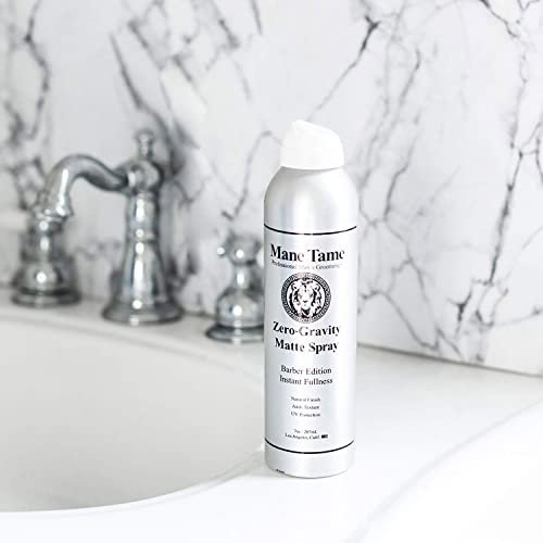 MANE TAME Zero-Gravity 7oz Matte Finish Spray - Instant Fullness, Volume, Texture & UV Protection for Thicker, Styled Hair Avelisse
