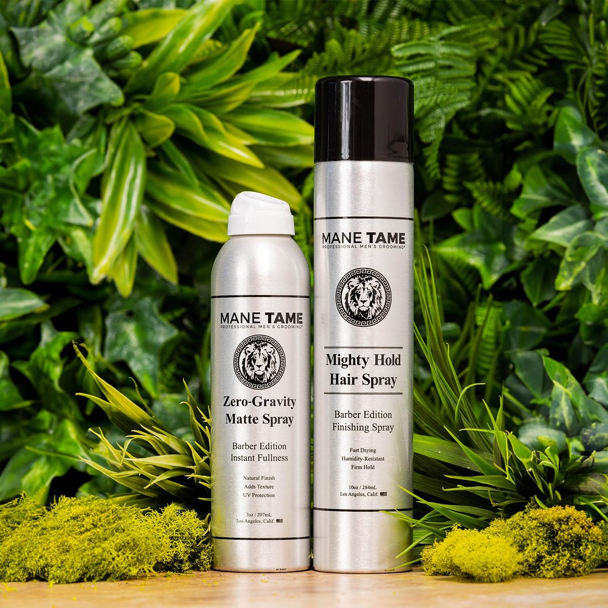 MANE TAME Zero-Gravity 7oz Matte Finish Spray - Instant Fullness, Volume, Texture & UV Protection for Thicker, Styled Hair Avelisse