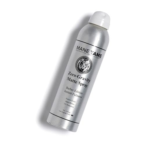 MANE TAME Zero-Gravity 7oz Matte Finish Spray - Instant Fullness, Volume, Texture & UV Protection for Thicker, Styled Hair Avelisse