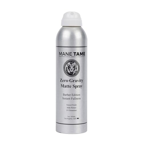 MANE TAME Zero-Gravity 7oz Matte Finish Spray - Instant Fullness, Volume, Texture & UV Protection for Thicker, Styled Hair Avelisse