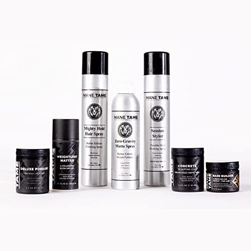 MANE TAME Zero-Gravity 7oz Matte Finish Spray - Instant Fullness, Volume, Texture & UV Protection for Thicker, Styled Hair Avelisse