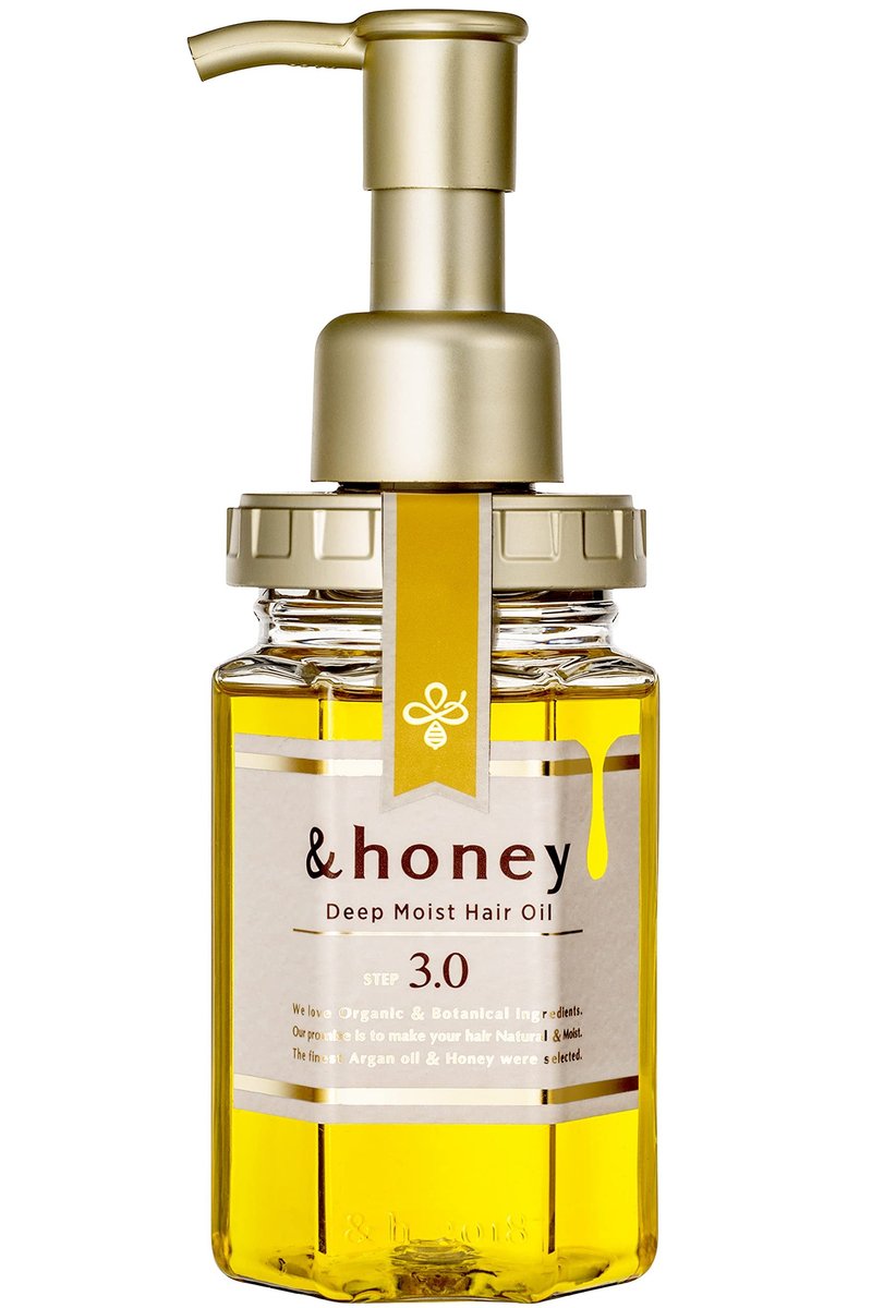 &honey Deep Moist Hair Oil – Bulgarian Damask Rose Honey – 3.4 oz (100 ml) – Intense Hydration & Shine - görsel 1