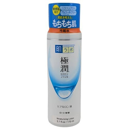 Hada Labo Rohto Gokujyn Hyaluronic Acid Lotion - 170ml Hydrating Toner for Dry Skin