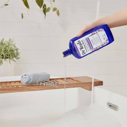 Dr. Teal's Epsom Salt Soaking Solution & Foaming Bath Combo Pack, Lavender, 41 Fl Oz (Pack of 2) Avelisse