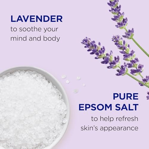 Dr. Teal's Epsom Salt Soaking Solution & Foaming Bath Combo Pack, Lavender, 41 Fl Oz (Pack of 2) Avelisse
