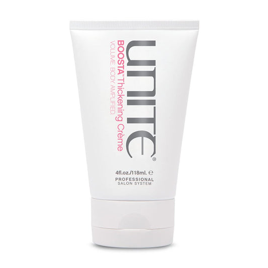 UNITE BOOSTA Thickening Crème – Lightweight Styling Cream for Fine or Limp Hair, Adds Thickness & Touchable Volume, UV & Thermal Protection, 4 Fl Oz Avelisse