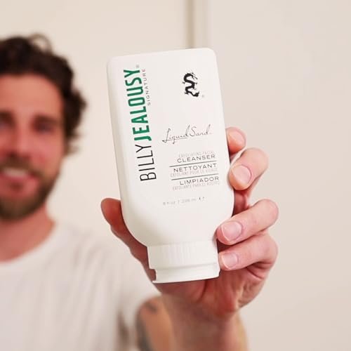 Billy Jealousy Face3Some Face Trio: Vegan Men's Skin Care Kit with Daily Facial Cleanser, Exfoliating Cleanser & Moisturizer - Travel Size Toiletries, Gentle Fresh Scent - görsel 10