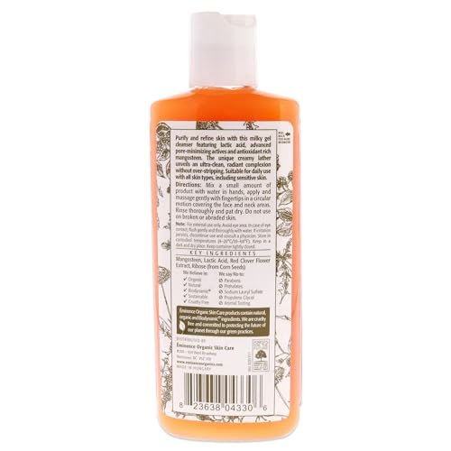 Eminence Organic Skincare Mangosteen Daily Resurfacing Cleanser - 4.2 oz Avelisse
