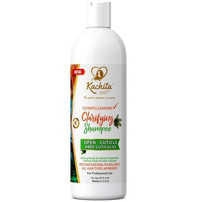 Kachita Spell Clarifying Shampoo – Deep Cleansing Detox Shampoo, Removes Buildup, Sulfate Free (16 Fl Oz) Avelisse