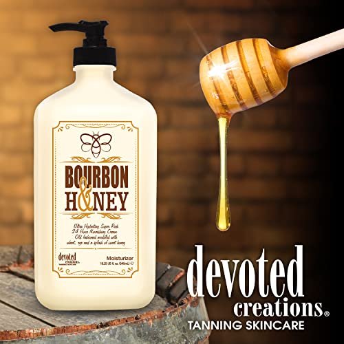 Devoted Creations Bourbon & Honey Moisturizer – 18.25 oz Premium Body Lotion Avelisse