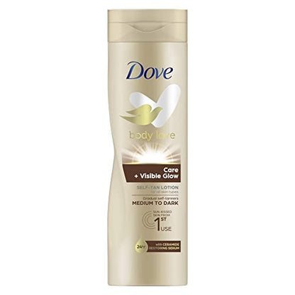 Dove Visible Glow Dark Lotion for Radiant Skin, 250ml Avelisse