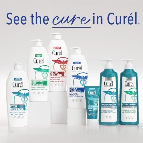 Curel Hydra Therapy Itch Defense Moisturizer Wet Skin Lotion with Advanced Ceramide Complex, Vitamin E & Oatmeal Extract, 12 oz - görsel 14