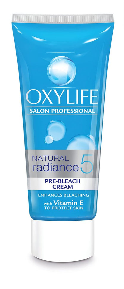 OxyLife Natural Radiance 5 Creme Bleach for Face – Gentle Facial Hair Lightener, 310g Avelisse
