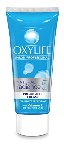 OxyLife Natural Radiance 5 Creme Bleach for Face – Gentle Facial Hair Lightener, 310g Avelisse