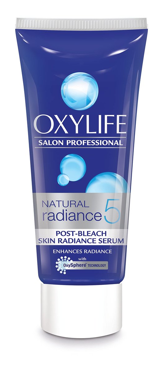 OxyLife Natural Radiance 5 Creme Bleach for Face – Gentle Facial Hair Lightener, 310g Avelisse