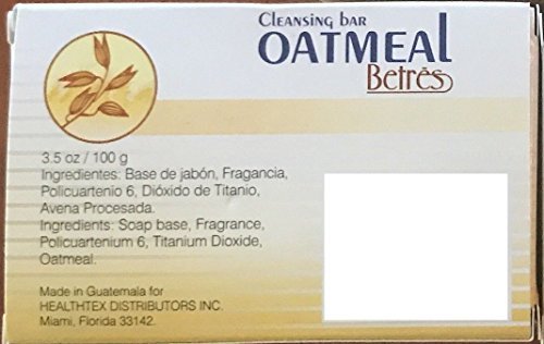 Betres Avena Oatmeal Bar Soap for Sensitive Skin – 2-Pack (3.5 oz Each) - görsel 5