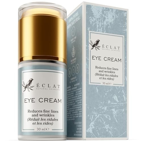 Eclat Skincare Under Eye Cream for Dark Circles & Puffiness – Anti Aging Formula for Wrinkles - Moisturizer for Fine Lines, Crows Feet & Eye Bags – Hydrating Treatment for Firming & Smoothing - 30ml - görsel 2
