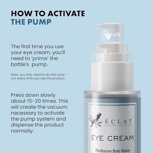 Eclat Skincare Under Eye Cream for Dark Circles & Puffiness – Anti Aging Formula for Wrinkles - Moisturizer for Fine Lines, Crows Feet & Eye Bags – Hydrating Treatment for Firming & Smoothing - 30ml - görsel 12