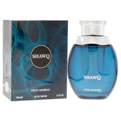 Swiss Arabian Shawq Eau de Parfum - Long Lasting, Addictive Personal Fragrance - 3.4 Oz