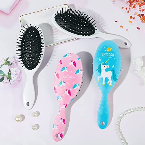 AhlsenL 4 Pack Detangler Hair Brushes - Anti-Static Massage Comb for Women, Girls - Ideal for Curly, Straight, Long or Short Hair Avelisse