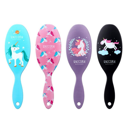 AhlsenL 4 Pack Detangler Hair Brushes - Anti-Static Massage Comb for Women, Girls - Ideal for Curly, Straight, Long or Short Hair Avelisse