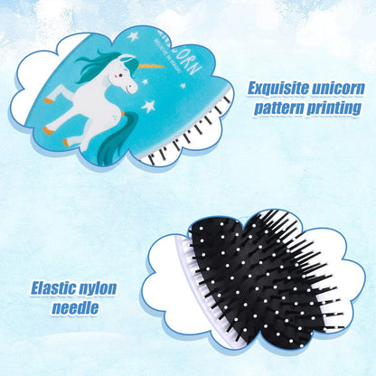 AhlsenL 4 Pack Detangler Hair Brushes - Anti-Static Massage Comb for Women, Girls - Ideal for Curly, Straight, Long or Short Hair Avelisse