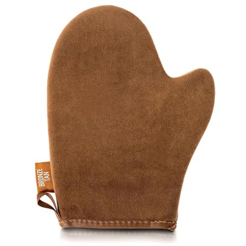 Self Tanning Mitt Applicator With Thumb – Ultra Soft Reusable Tanning Glove for Streak-Free Sunless Tan - görsel 2