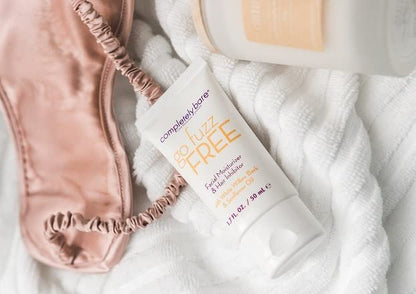 Completely Bare Go Fuzz Free Face Moisturizer & Hair Inhibitor – Anti-Aging Extracts & Hair Minimizers for Smooth, Youthful Skin