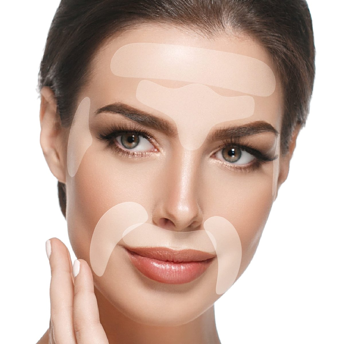 BLUMBODY Face & Forehead Wrinkle Patches – Non-Silicone Anti-Wrinkle Tape for Smoothing Eye, Mouth, Forehead Lines – 165 Count (30-Day Supply) Avelisse