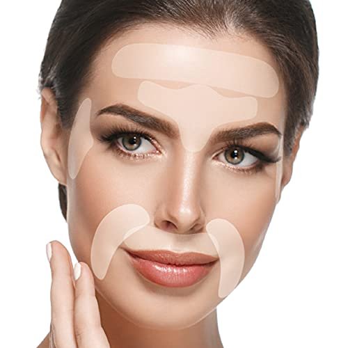 BLUMBODY Face & Forehead Wrinkle Patches – Non-Silicone Anti-Wrinkle Tape for Smoothing Eye, Mouth, Forehead Lines – 165 Count (30-Day Supply) Avelisse