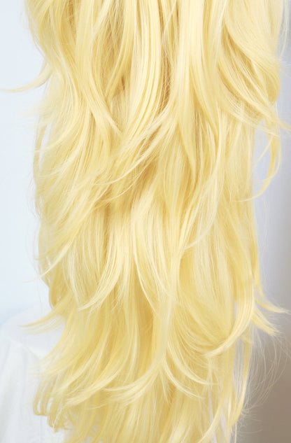 Linfairy Long Blonde Rachel Wig 90CM – Premium Cosplay & Costume Wig for Women