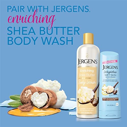 Jergens Wet Skin Body Moisturizer with Shea Butter Oil - Pure Shea Butter In-Shower Lotion for Dry Skin, Fast-Absorbing, Non-Sticky, Dermatologist Tested, 10 oz - görsel 11