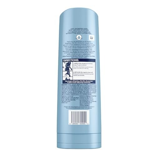Jergens Wet Skin Body Moisturizer with Shea Butter Oil - Pure Shea Butter In-Shower Lotion for Dry Skin, Fast-Absorbing, Non-Sticky, Dermatologist Tested, 10 oz - görsel 17