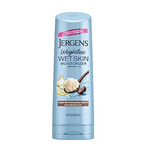 Jergens Wet Skin Body Moisturizer with Shea Butter Oil - Pure Shea Butter In-Shower Lotion for Dry Skin, Fast-Absorbing, Non-Sticky, Dermatologist Tested, 10 oz - görsel 1