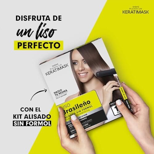 PLACENTA LIFE KERATIMASK Brazilian Straightening Kit with Keratin and Hyaluronic Acid - Formaldehyde Free Smoothing Treatment - görsel 14