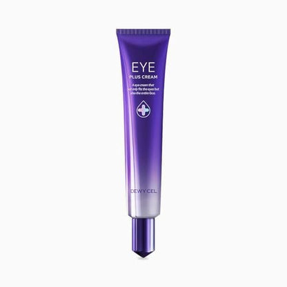 DEWYCEL EYE PLUS CREAM with Adenosine, Madecassoside, and Peptide Complex – Anti-Wrinkle, Dark Circle, and Dullness Eye Cream – Premium Korean Skincare – 1.0 fl oz / 29.6 ml