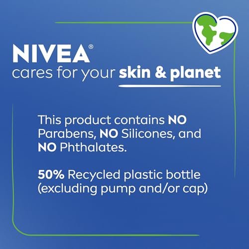 NIVEA Nourishing Hydration Skin Firming Body Lotion with Q10 and Vitamin C, 72-Hour Moisture for Dry Skin, 16.9 oz Pump Avelisse