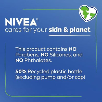 NIVEA Nourishing Hydration Skin Firming Body Lotion with Q10 and Vitamin C, 72-Hour Moisture for Dry Skin, 16.9 oz Pump Avelisse