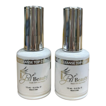 IGEL Impeccable Gel Soak Off No Cleanse Top Coat - 0.5 oz (2-Pack) Blush Pink Avelisse