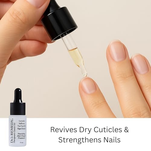 Dr.'s Remedy Therapeutic Caress Cuticle Oil – Nourishing Treatment for Healthy Nails, 0.51 Fl Oz Avelisse